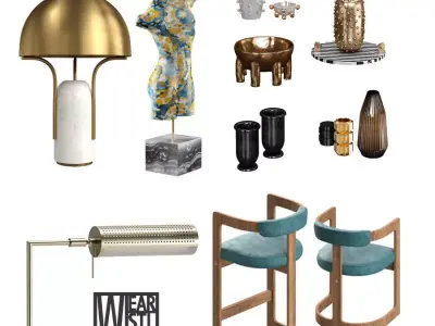 Kelly Wearstler Essentials 1 3D Model Pack