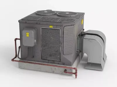 Rooftop Air Conditioner 3D model