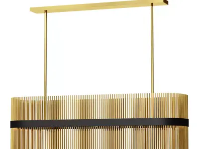 HOZIER OVAL CHANDELIER 89476 3D model