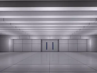 Sci Fi Room Hall 3D model