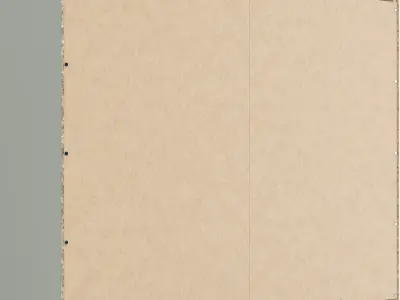 GURSKEN Chest of 3 drawers Low-poly 3D model