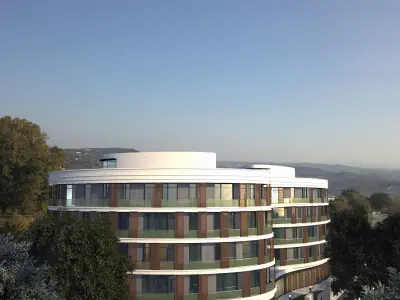 MODERN ELLIPSE HOTEL 3D model