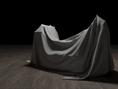 Fabric Cover PACK 20 Meshes 3D model