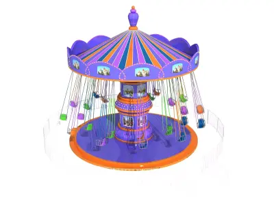 Funfair Ride 3D model