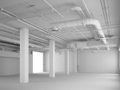  Industrial Office Interior -no materials- 