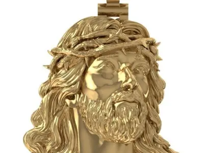 jesus face 3D model