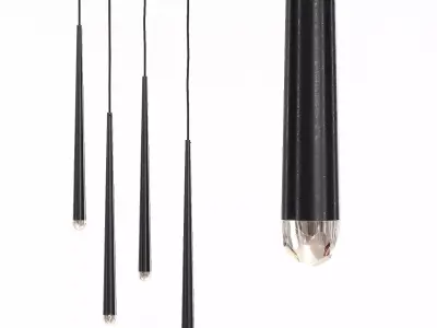 Restoration Hardware AQUITAINE PENDANT Black 3D model