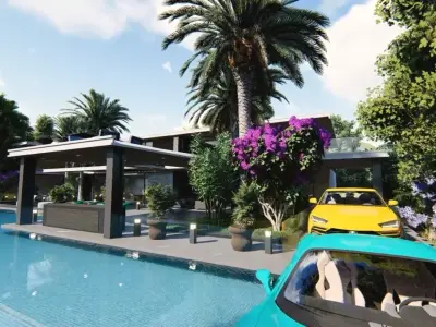 Tassadar Villa Exterior Design 3D model