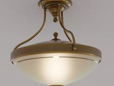 Vintage Ceiling Lamp 3D model
