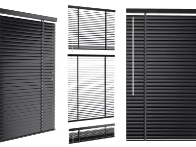 metal blinds 3D model