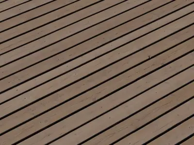 Contemporary Slatted Deck Wood Texture