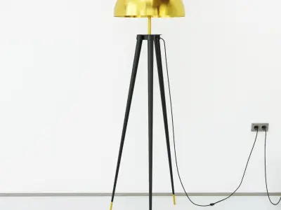 Floor Lamp Coyote Free 3D model