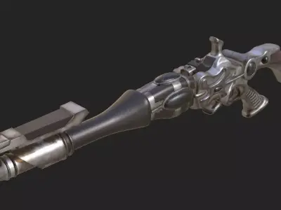 HB-9 Blaster Rifle 3D Game Model 3D model