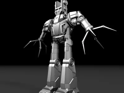 Robot sci-fi - sci-fi 3D model