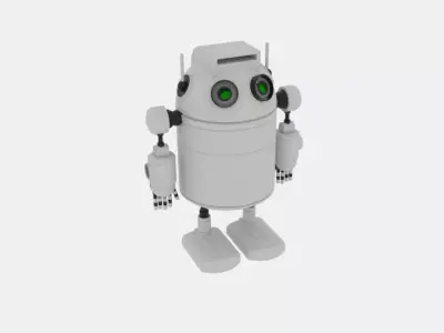  Robo Cylinder White 3D model
