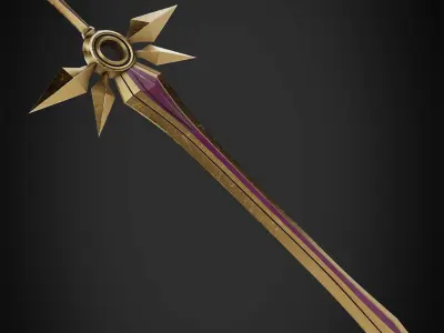 League of Legends Leona Zenith Blade for Cosplay 3D print model