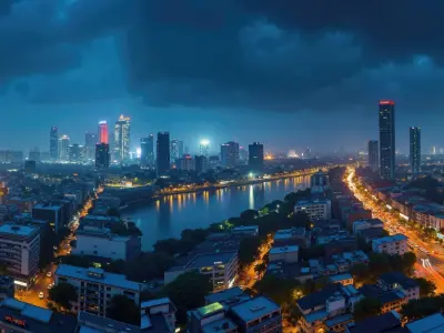 HDRI Night - Reimagined Ho Chi Minh City - V9 3D model