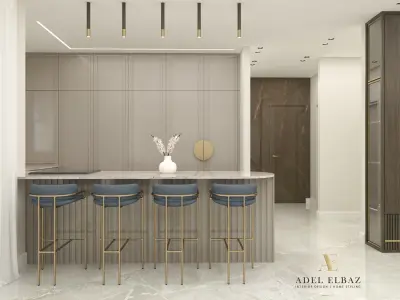 Modern European style house 3D model