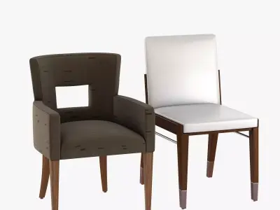 2zero6 bardot and rogue chair 3D model