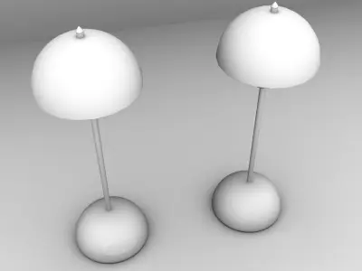 Bluetooth Table Lamp Low-poly 3D model