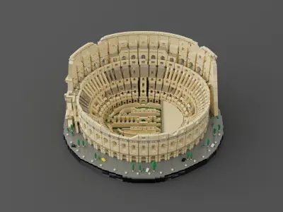 LEGO Creator Expert  - Colloseum 2020 3D model