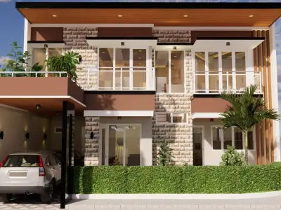 3D Home Exterior and Interior Design Package 1 3D model