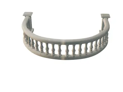 Concrete Balustrade 3D print model order