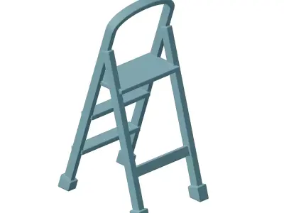 Plastic Premium Ladder Toy 3D model
