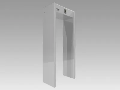 Multizone Door Frame Metal Detector  3D model
