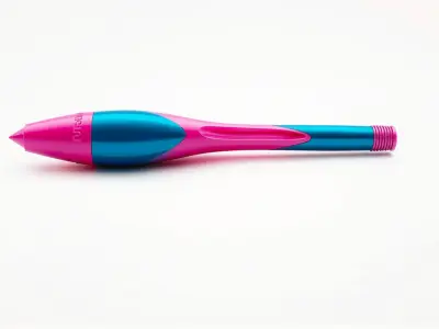 Futuristic Harpoon Ultramarine Fluorescent Pink model pack Low-poly 3D model