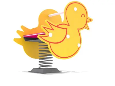 Playground - Bird Rider Low-poly 3D model
