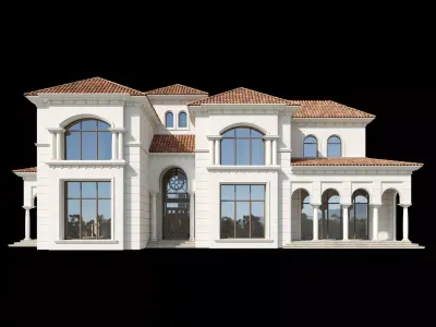Mediterranean Villa Design 013 3D model