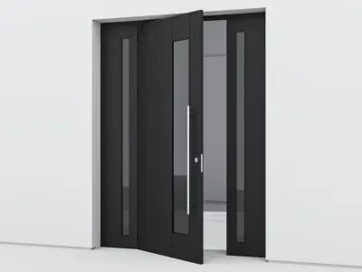 Aluminium door 263 3D model