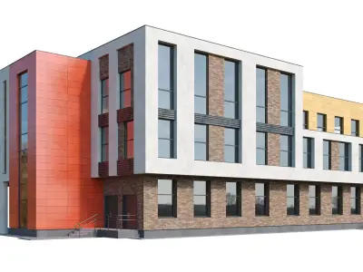 Public building 1 3D model