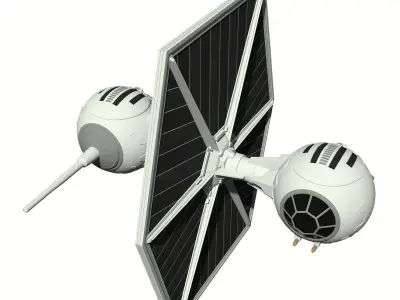 TIE Experimental M1 3D model