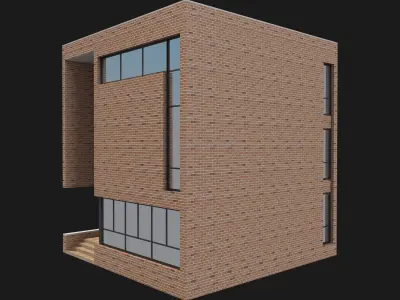 Brick House 6 3D model