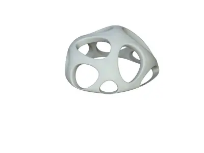 SciFi Cube Object No 54567 Low Poly Shape Low-poly 3D model