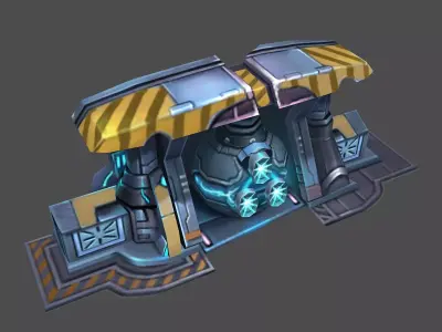 Wall Fortress - Frozen Type 03 3D model