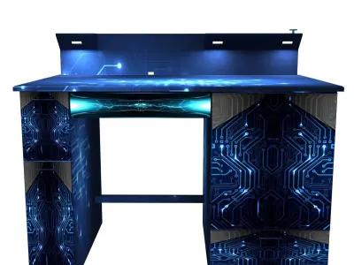 Computer table Free 3D model
