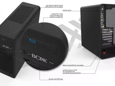 Boxx Workstation Free 3D model
