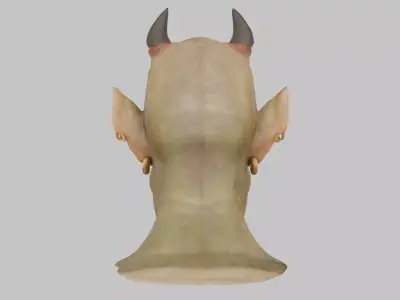 Gruff Goblin 3D Model Low-poly 3D model