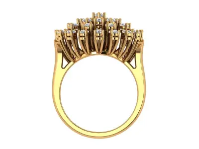 Cocktail Ring 3D print model shop