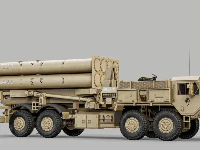  THAAD Complex US Mobile Anti-Ballistic Missile System PBR 