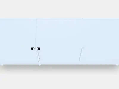 BESTA Storage combination with doors 40 3D model