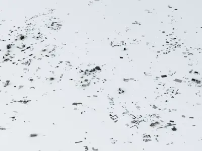 Taichung City Streets and Buildings 3D model