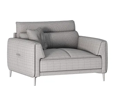  Mau sofa tiep khach cong ty GD230 3D model