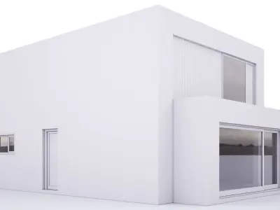 British Modern House Broad Lane 3D model