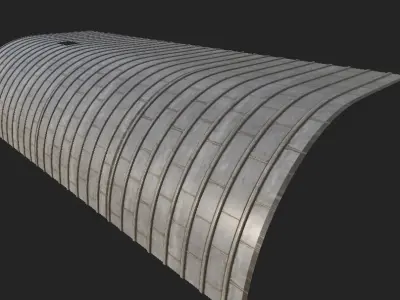 Warehouse Roof Ceiling Low-poly 3D model