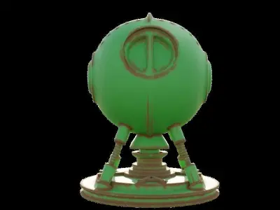 Blender smart material Rusty and metallic edges  Texture