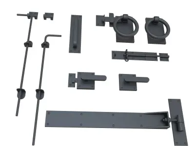 Gate Hardware Kit 3D model